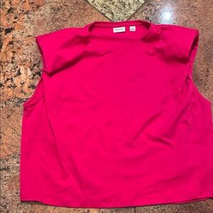 Babaton Fuchsia Crew Neck Top